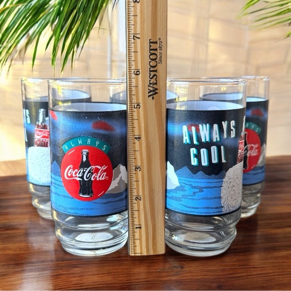 Vintage Coca-Cola Polar Bear Glass Tumblers - Set of 5
Measurements in pictures. - Picture 3 of 7